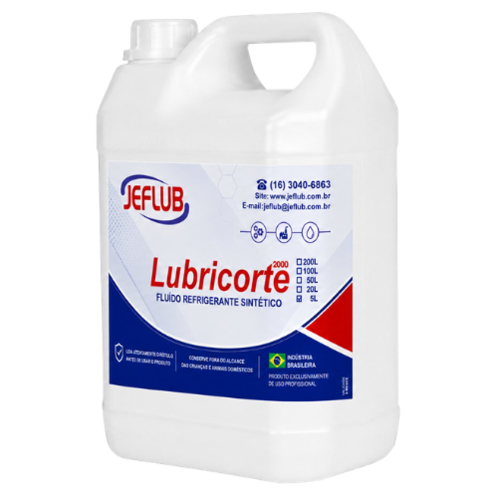 Envase del producto Lubricorte 2000