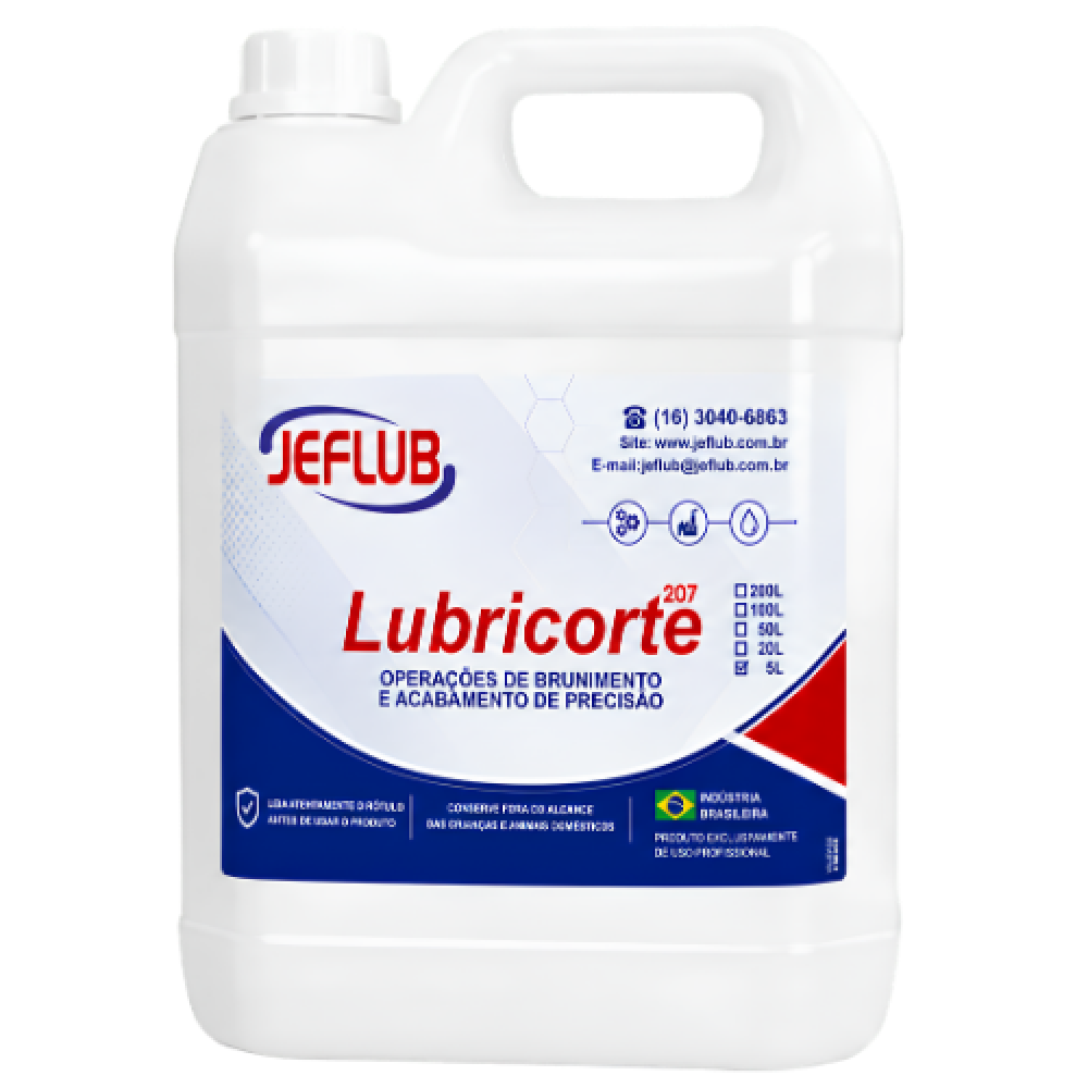 Envase del producto Lubricorte 207