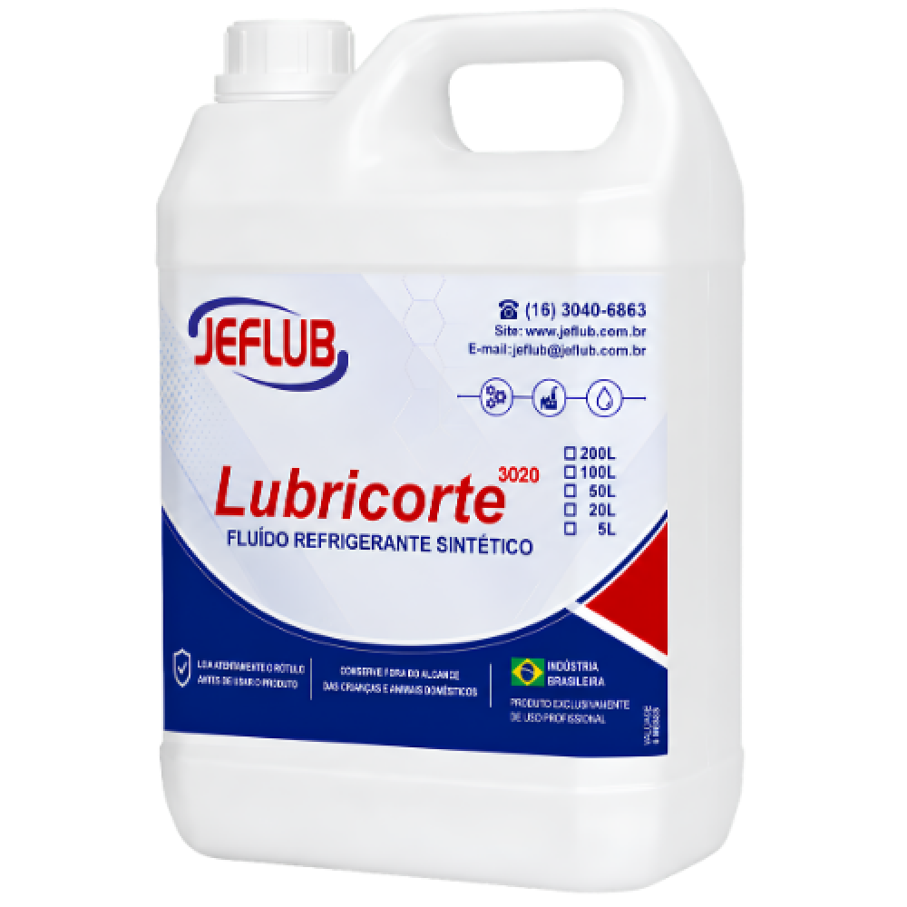 Embalagem do produto Lubricorte 3020