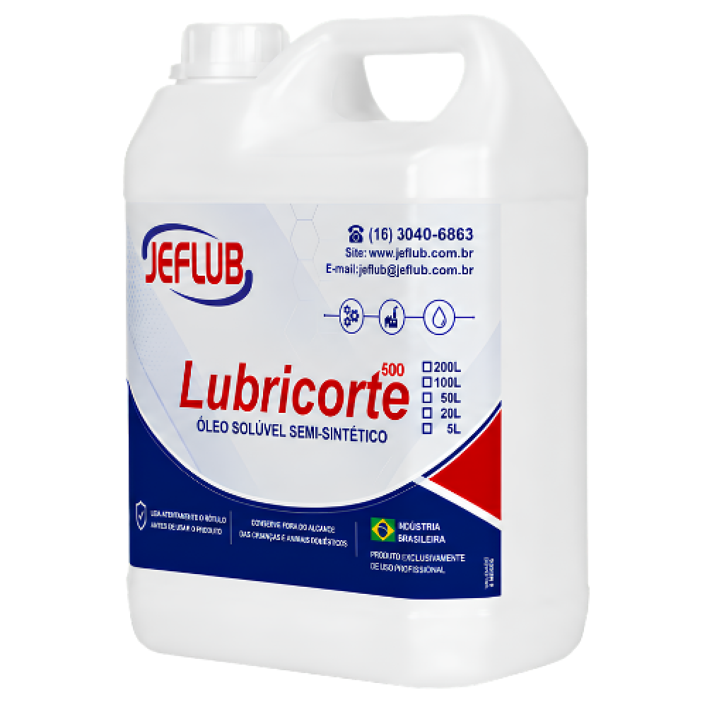 Envase del producto Lubricorte 500